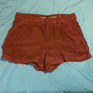 American Eagle corduroy mom shorts